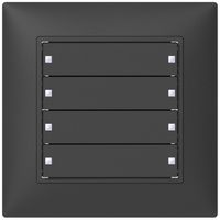 Senseur poussoir ENC SIDUS KNX Design type B, 4/8, anthracite