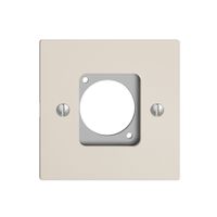 Montageset für XLR-Dose EDIZIOdue crema