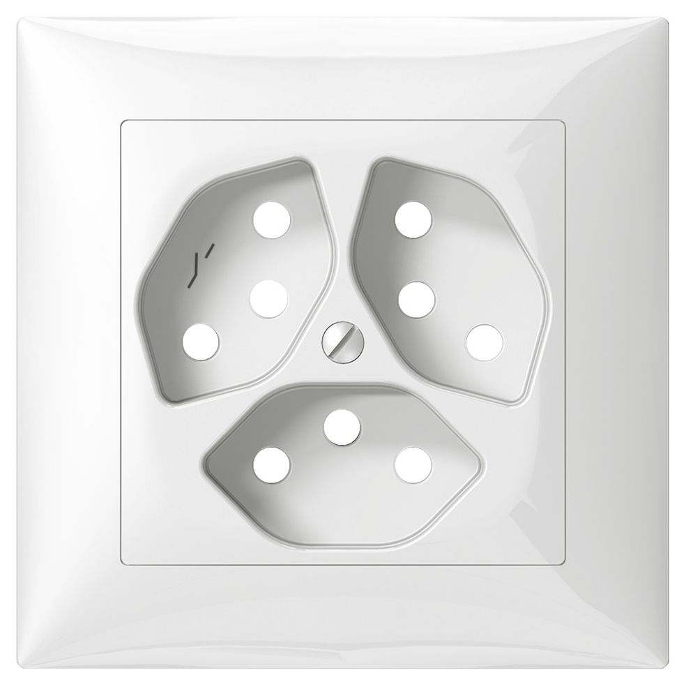 Kit frontal SIDUS B pour 3×T13/1 blanc brillant