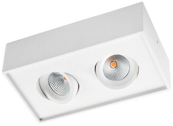 AP-LED-Downlight SG Cube 6W 1010lm 2000…2800K WB DIM 231×132×65mm weiss