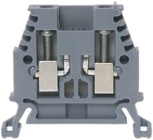 Messertrennklemme Woertz 0.5…2.5mm² 20A 800V Schraubanschluss 1×2 TH35/G32 grau