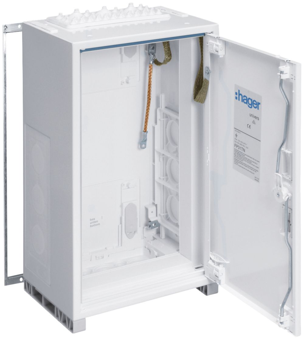 Armadio murale univers quickset con porta IP44 CP I 550×650×205mm