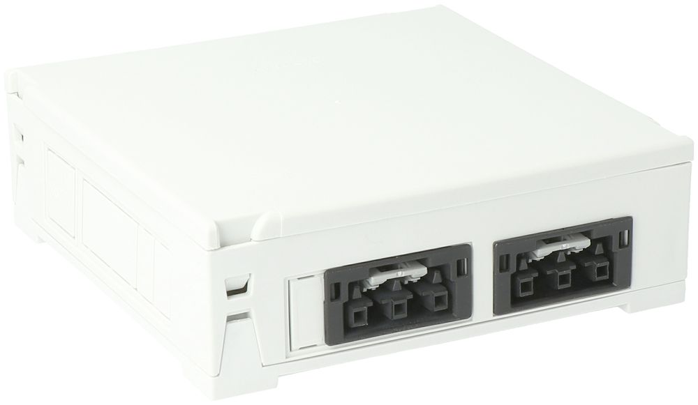 Boîtier AGRO, in: 2×3P H07V-U, out: chacun 2×3P no/no, WAGO, gris