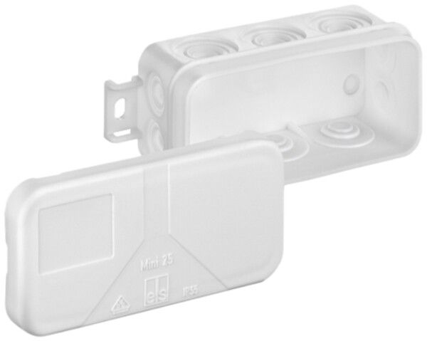 Boîte dérivation AP Mini 25 89×43×37mm, blanc