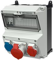 Stromverteiler Amaxx 63A 3×FI 3×LS 1×T23 1×T25 1×CEE16/5L 2×M32