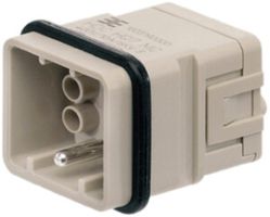 Stifteinsatz Weidmüller HDC HQ 400V 10A 7L Crimpanschluss Gr.1