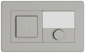 Combinaison ENC EDIZIO.liv SNAPFIX® 1×2 96×156mm inverseur+fermeur lum.grc