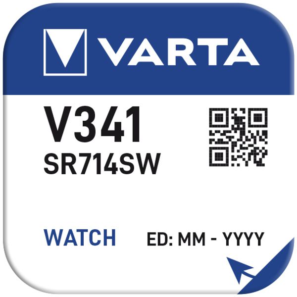 Knopfzelle Silberoxyd VARTA V341, 1.55V, 1 Stück