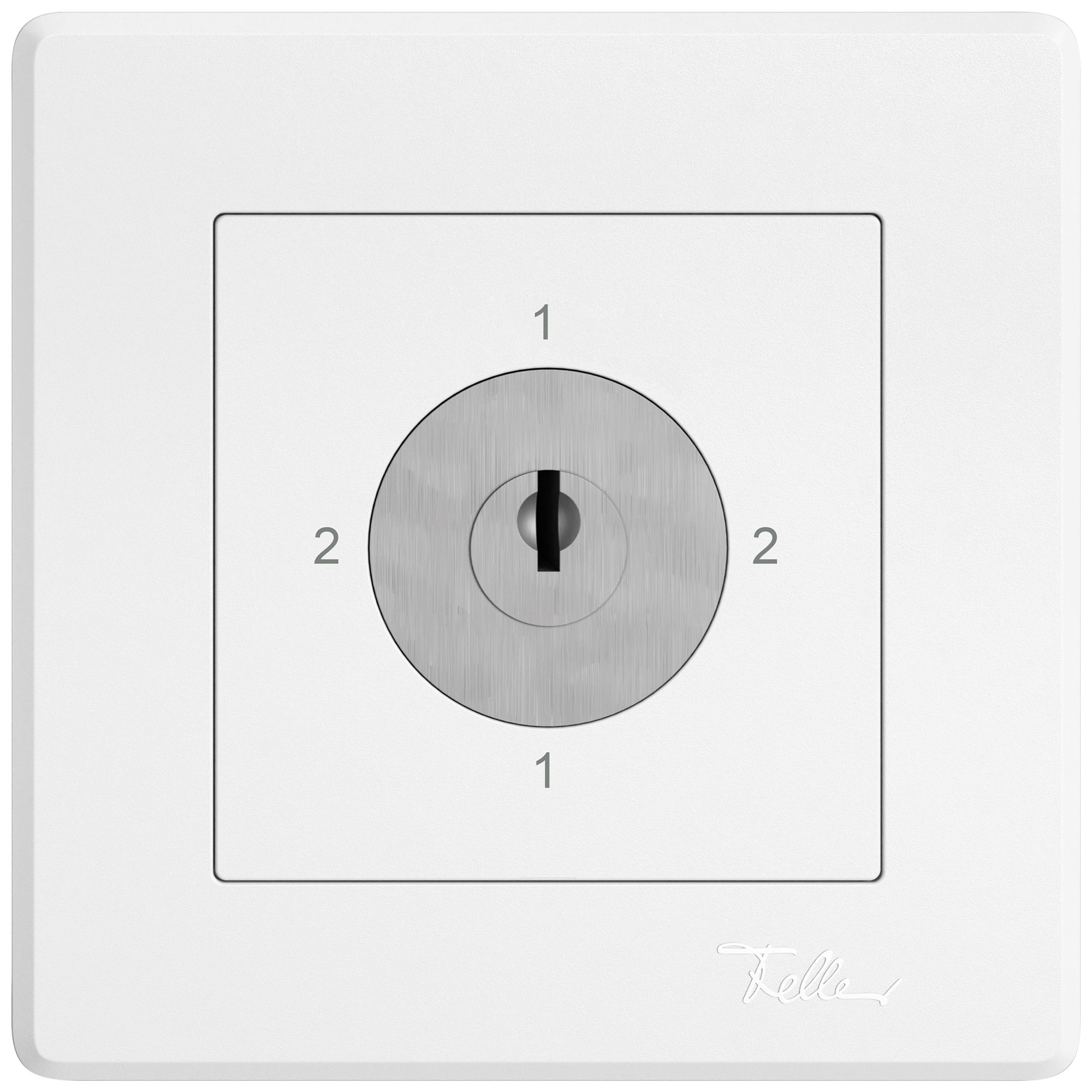 Interrupteur rotatif ENC EDIZIO.liv SNAPFIX® inverseur 3/2L serrure&2 clés bc