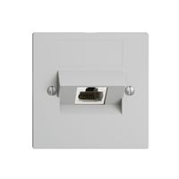 Inserto per presa di raccordo INC 1×RJ45/s 8P ITplus EDIZIOdue grigio chiaro