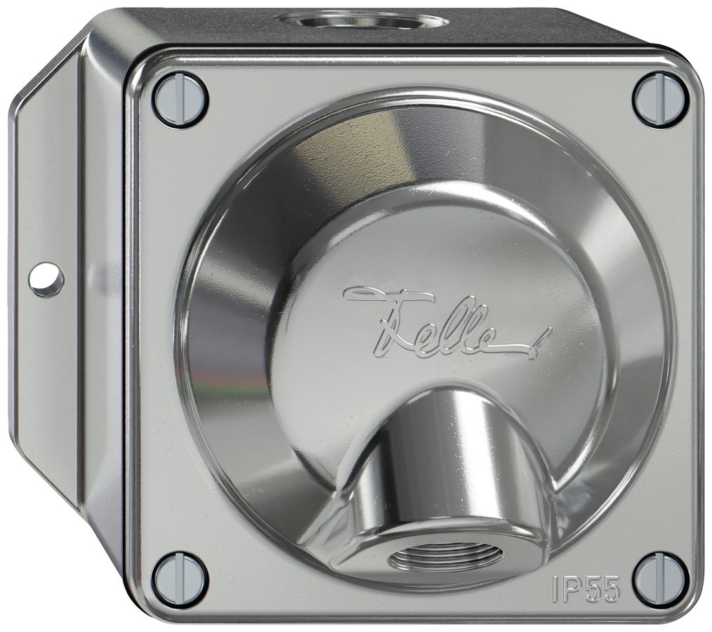 Boîte de raccordement AP ELEMENT SNAPFIX® sans borne M20×1.5 alu