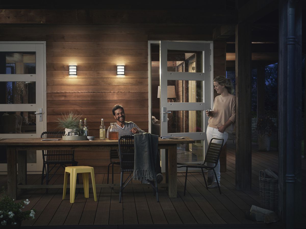 Applique LED Philips Python 6W 450lm 2700K IP44 anthracite