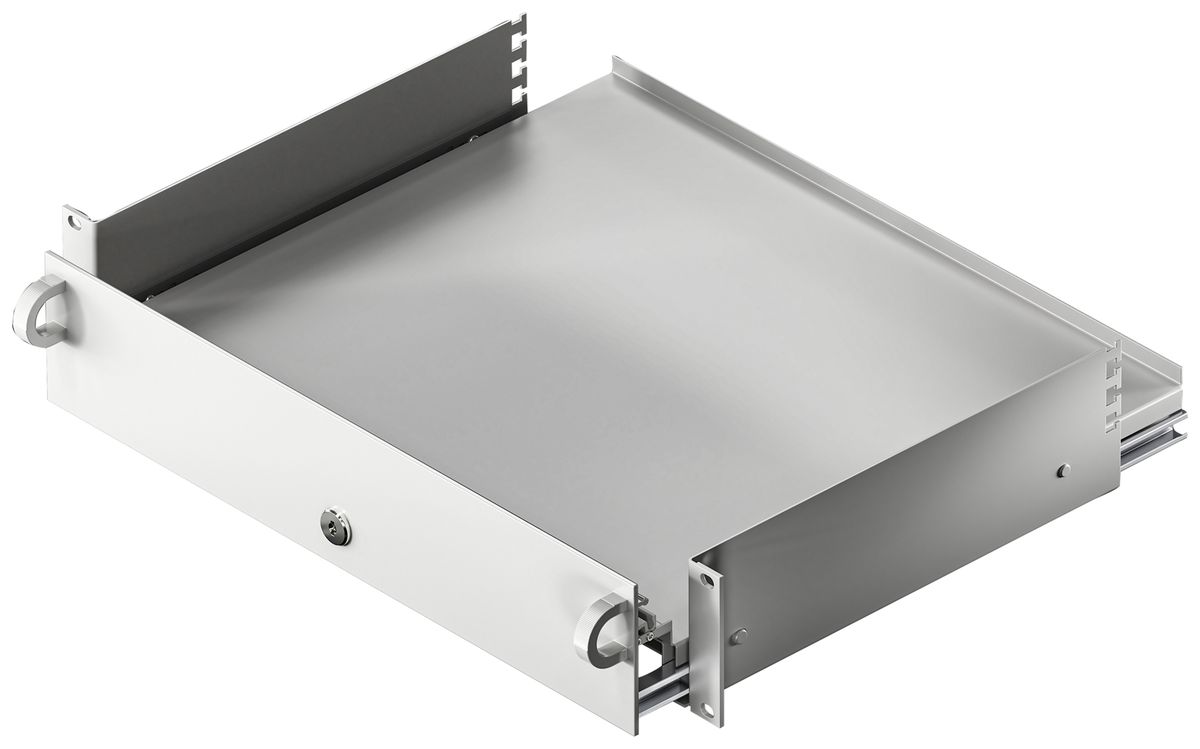 Schublade Rittal DK 7281.035 19" 430×250mm grau