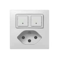 Combinaison ABB Sidus E capteur/actionn.free@home blanc brillant