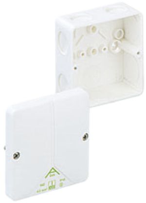 AP-Abzweigdose Abox 040 leer 93×93×55mm, weiss