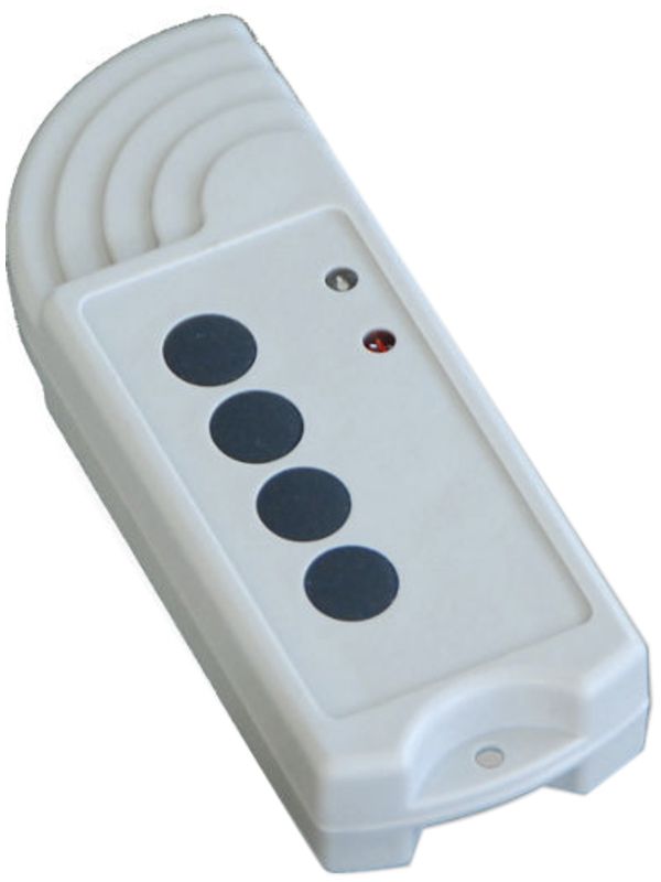 Télécommande RF FST-LR, 4-canal, portée ≤1000m, à piles, IP40, blanc