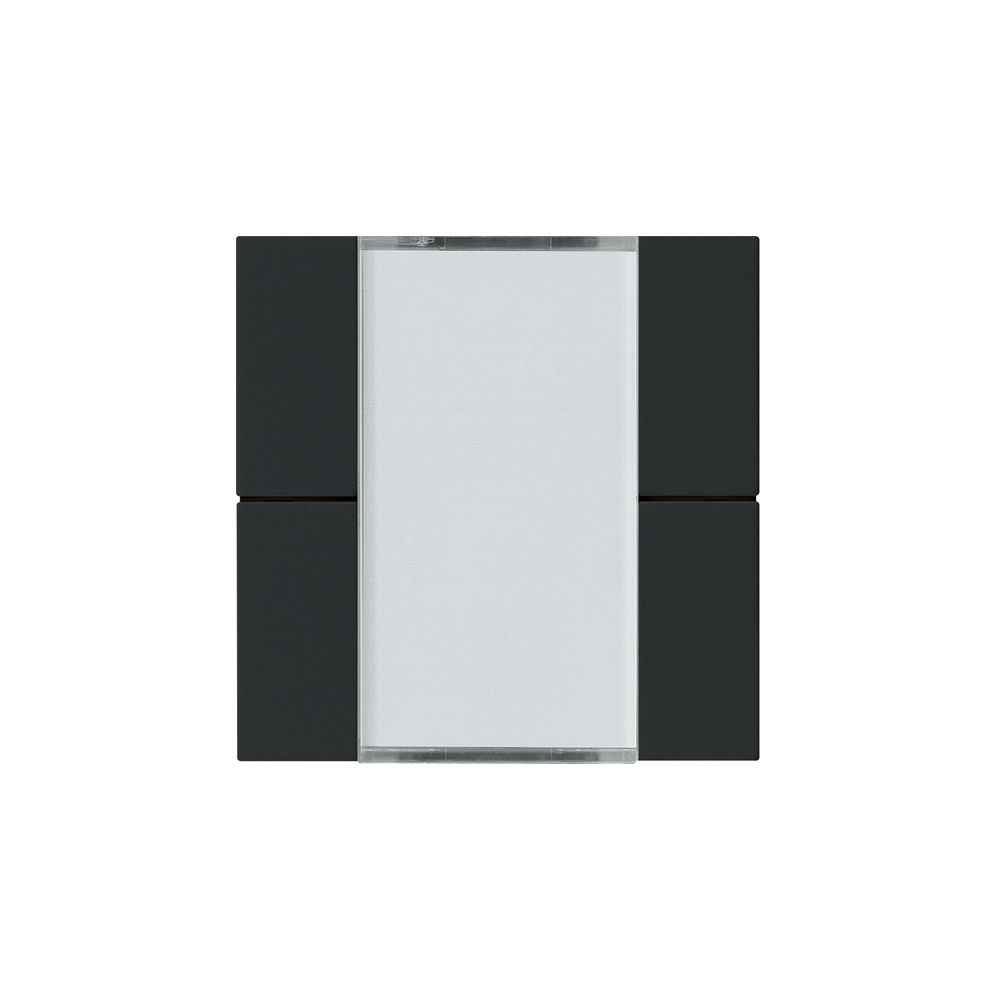 Kit frontale Hager kallysto 4×KNX systemlink/easylink nero