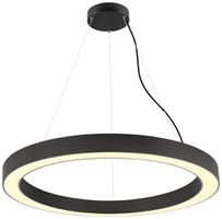 LED-Pendelleuchte SLV MEDO RING 90 43W 5000lm 930/940 DIM Ø900mm schwarz
