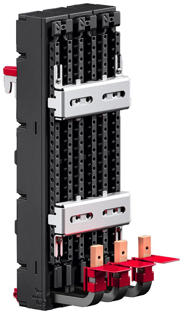 Adaptateur pour barre collectrice RiLineX RX 9360.603 2×barre profil.à vis 160A