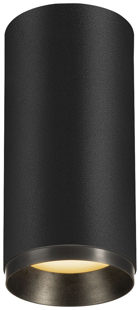 LED-Deckenleuchte SLV NUMINOS M PHASE 20W 1885lm 2700K 60° Ø85×185mm schwarz