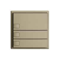 Poussoir KNX RGB EDUE, 250mW, s.LED, 3×poussoir, comm.1×touche, sa