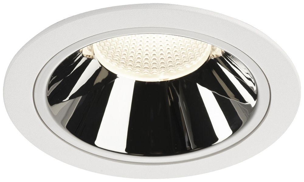 LED-Downlight SLV NUMINOS XL 37.4W 3750lm 4000K 20° DIM Ø160×108mm ws/Cr
