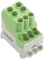 Bloc de distribution WM WPD 100 1P 100A 2×entr 6×sort 1.5…25mm² 1.5…10mm²