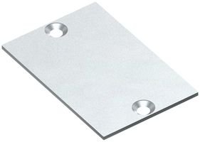 Endplatte für Kabelkanal ELBRO, Aluminium, 60×40mm, mit Schrauben