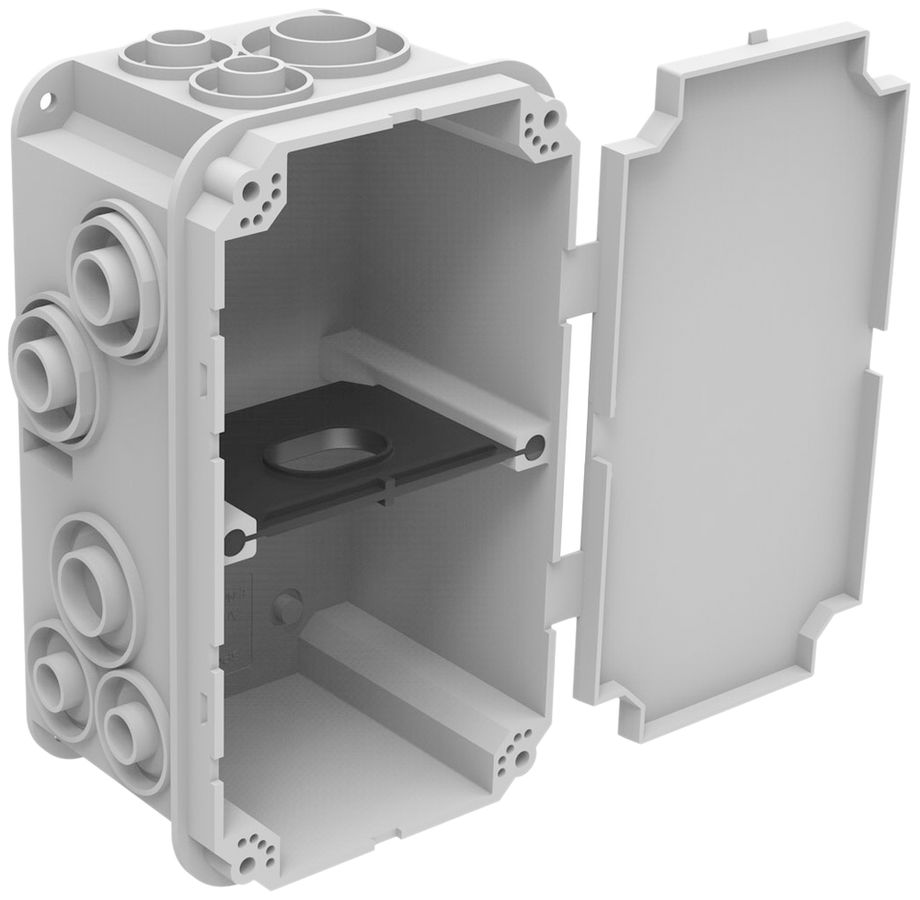 UP-Einlasskasten Spotbox UP2, 2×1, grau