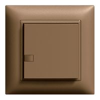 UP-Frontset Universaldimmer 1K/1T ZEP 88×88mm coffee