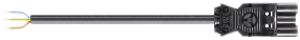 Anschlussleitung Wieland GST18i3 3×1.5mm² 250V 16A 1m schwarz Stecker, Cca