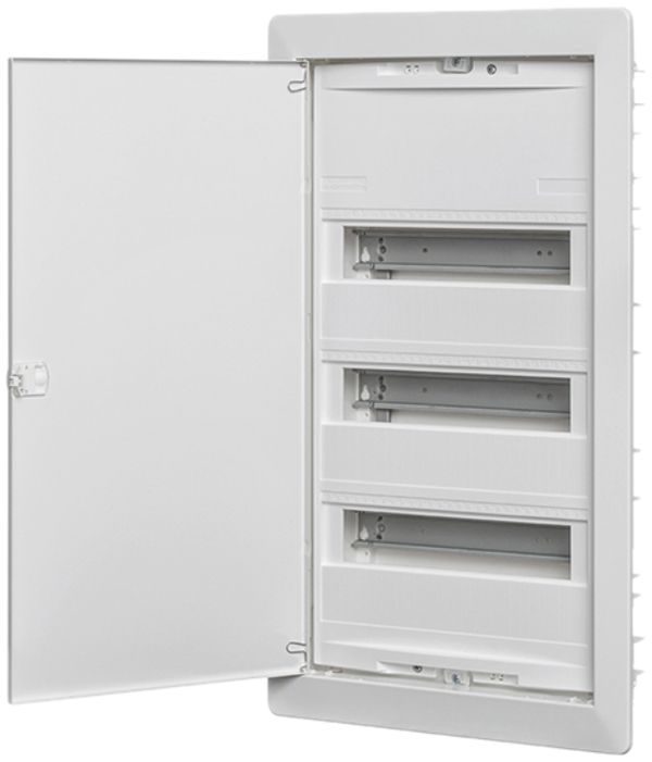 Coffret pour paroi creuse SE Resi9 KV 3 rangées / 12UM / 361×311×92mm