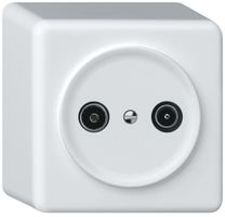 AP-Antennendose TV-R origin Durchgangsdose 15dB 1.7dB weiss