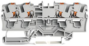 Borne de passage WAGO TopJob-S 4mm² 4L gris série 2204