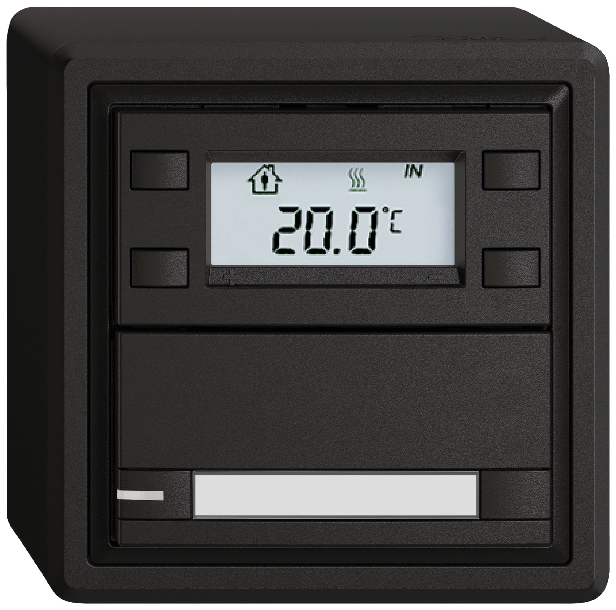 AP-RTH-Taster EDIZIO.liv SNAPFIX® m.RGB-LED Pap.1×Taste 2-Tbed.sz