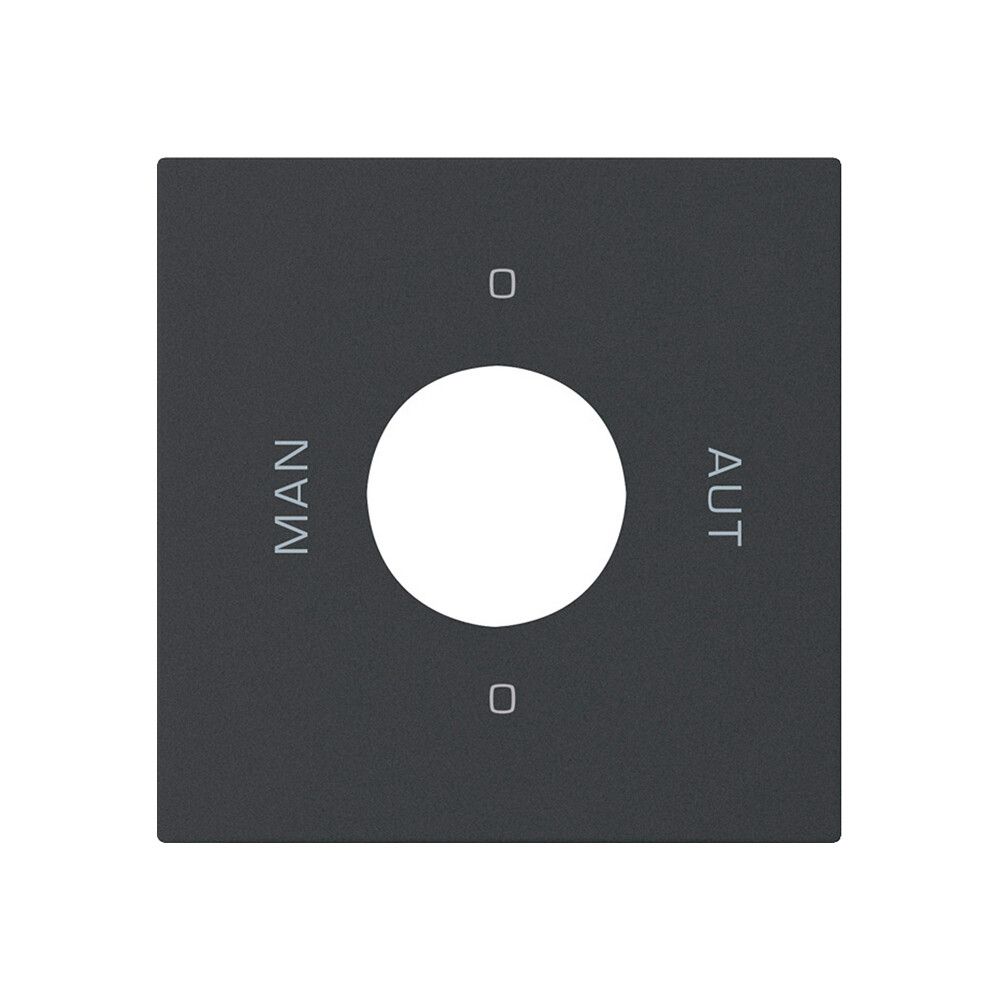 Kit frontale per interruttore chiave S2 60×60 kallysto 0-Man-0-Aut. nero