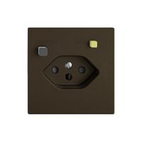 Steckdose FI EDIZIO.liv  1×T13 mit Shutter br