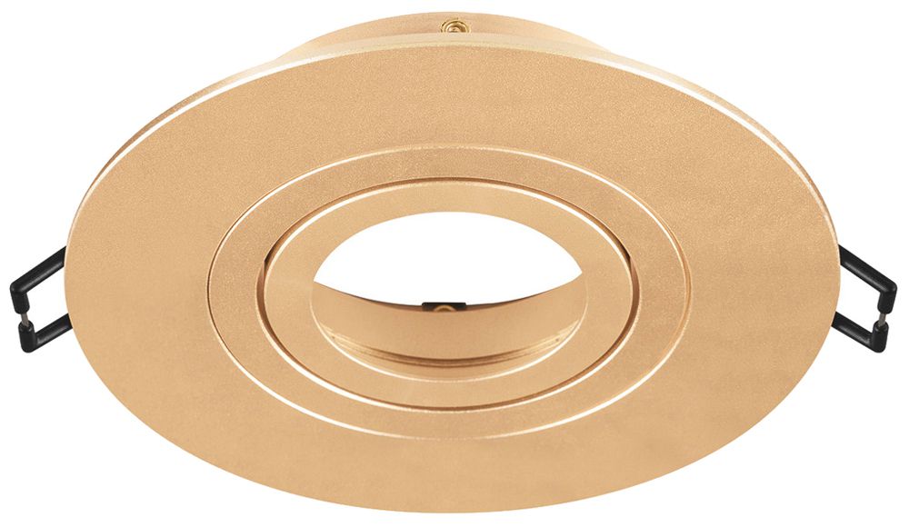 Einbaurahmen SLV NEW TRIA 75 Aluminium Ø110×26mm Messing