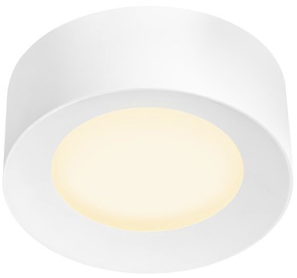 Plafonnier LED SLV FERA 25 DALI 19.5W 1650lm 3000/4000K Ø200×75mm blanc