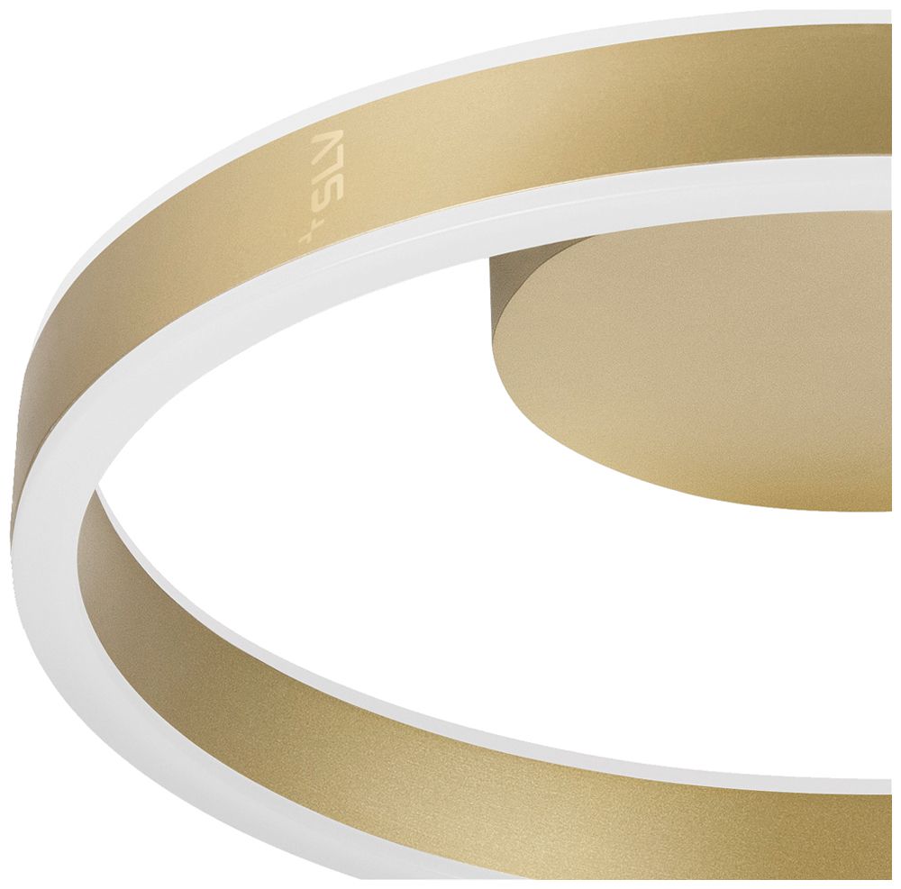 LED-Decken-/Wandleuchte SLV ONE 40 CW 14W 450lm 927/930 DALI Ø400 Messing