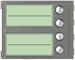 Frontblende mit 4 Tasten für Ruftastenmodul 4 Tasten Sfera Robur