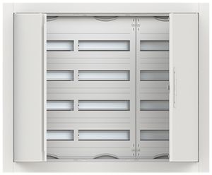 Distributeur ENC ABB ComfortLine 4 rangées 144UM avec porte 865×714×125mm