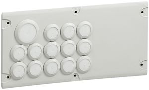 Flanschplatte Cabstop 15 Einführungen 301×147mm