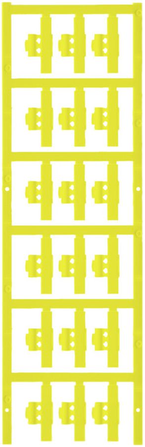 Marqueur de conducteur Weidmüller MultiCard SFC p.Ø1.5…2.5mm 30×5.8mm PA66 jaune