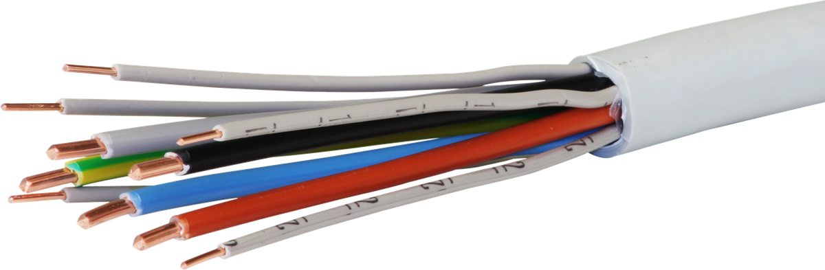 Kabel TT 5×6mm² + 5×1.5mm² 3LNPE + 5L Nr.0-4 grau Eca