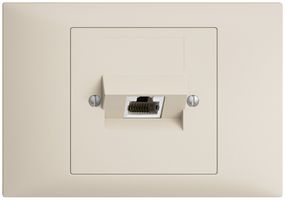 EB-Dose 1×RJ45/s 4P ITplus EDIZIOdue crema