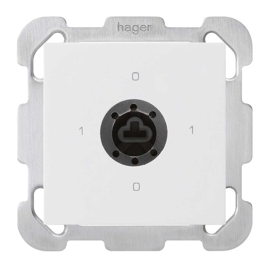 Interrupteur rotatif ENC kallysto 0/3L blanc p.serrure de sûreté s.cylindre