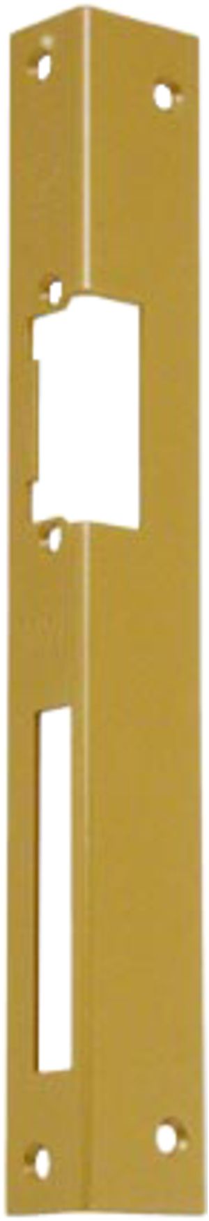 Winkelschliessblech 250mm gold L DIN L