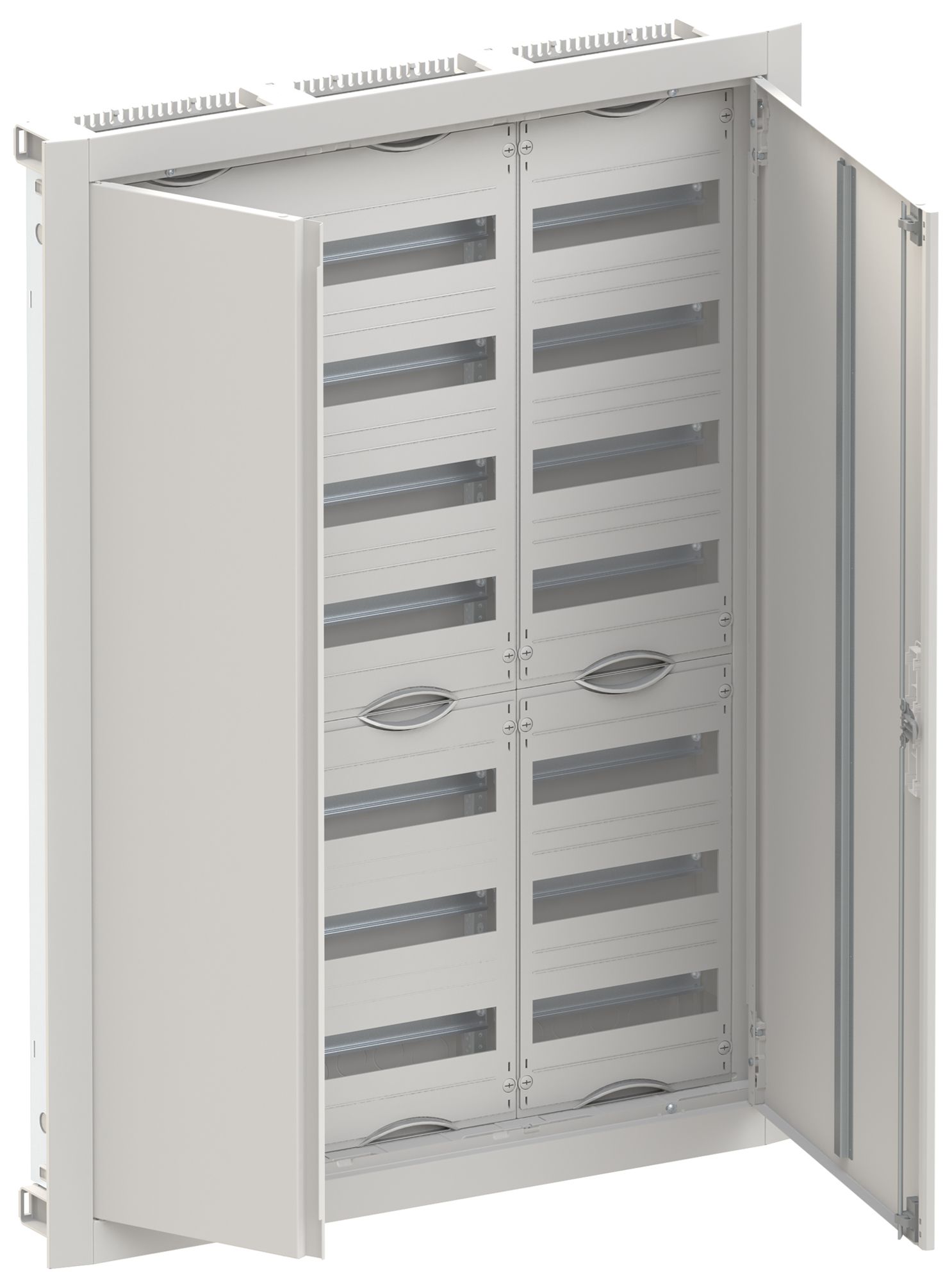 Distributeur ENC ABB ComfortLine 7 rangées 252UM avec porte 865×1164×125mm