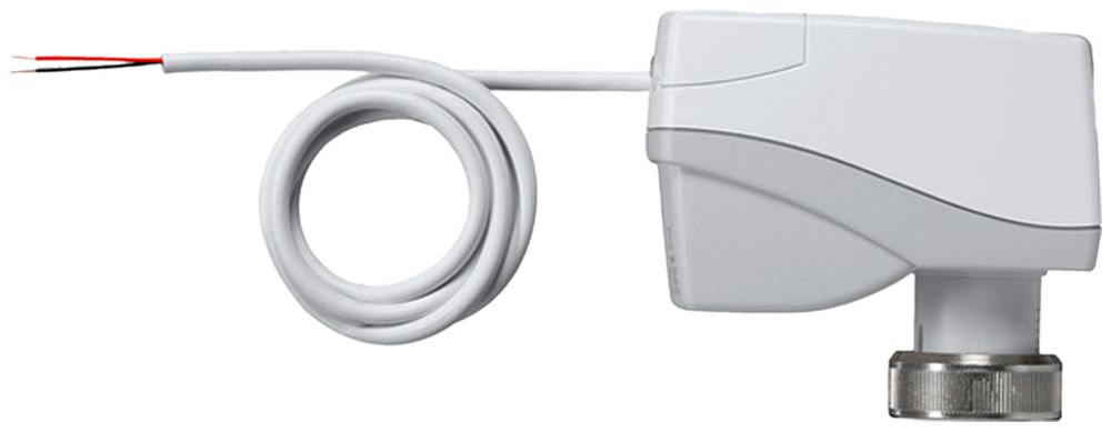 Stellantrieb Feller KNX mit Binäreingang, Rändelmutter M30×1.5